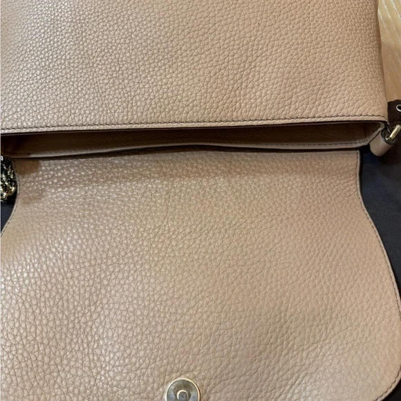 Gucci Tan Leather SoHo Flap Crossbody Bag - Picture 7 of 15